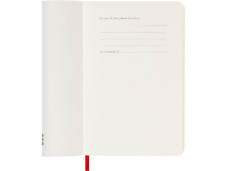 MOLESKINE Agenda de poche 2026, semainier, P/A6, rouge