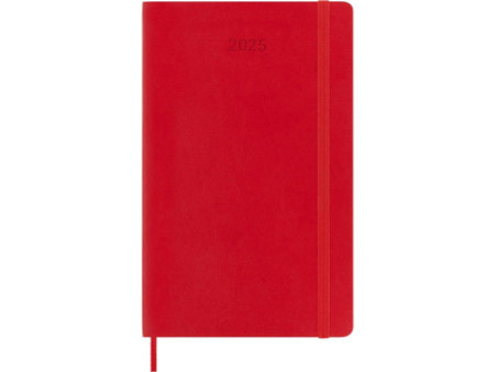 MOLESKINE Agenda 2026, semainier, L/A5, souple, rouge
