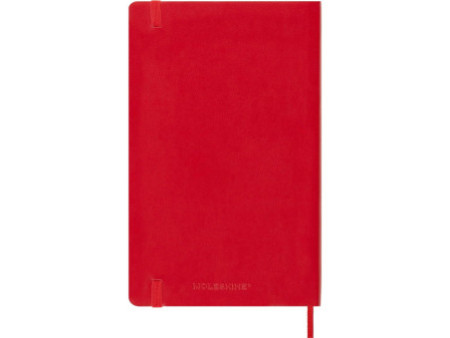 MOLESKINE Agenda 2026, semainier, L/A5, souple, rouge