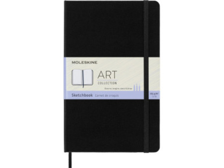 MOLESKINE Carnet de croquis, L/A5, 165 g/m2, rigide, noir