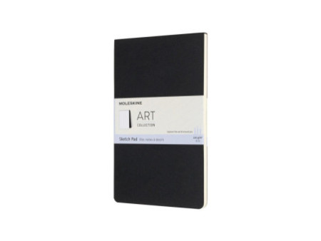 MOLESKINE Bloc à croquis, L/A5, 120 g/m2, carton, noir