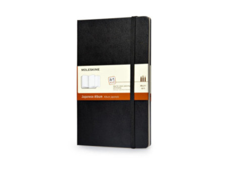 MOLESKINE Album japonais, 165g/m2, L/A5, rigide, noir