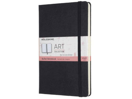 MOLESKINE Carnet de croquis Bullet Notebook, L/A5, noir