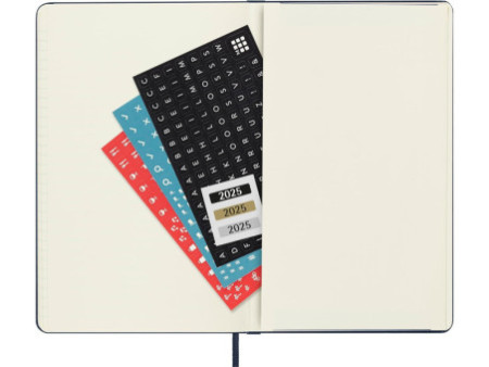 MOLESKINE Agenda 2026, semainier, L/A5, rigide, noir