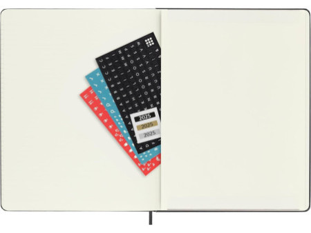 MOLESKINE Agenda 2026, semainier, XL, rigide, noir