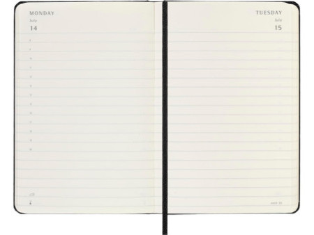 MOLESKINE Agenda de poche 2026, journalier, P/A6, noir