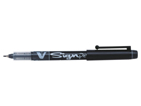 PILOT Stylo feutre V Sign Pen, étui de 6 pièces