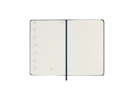 MOLESKINE Agenda 2026, semainier, L/A5, rigide, aigue-marine