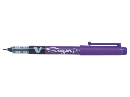 PILOT Stylo feutre V Sign Pen, étui de 6 pièces