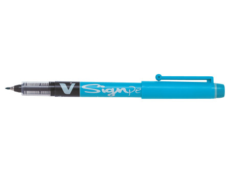 PILOT Stylo feutre V Sign Pen, étui de 6 pièces