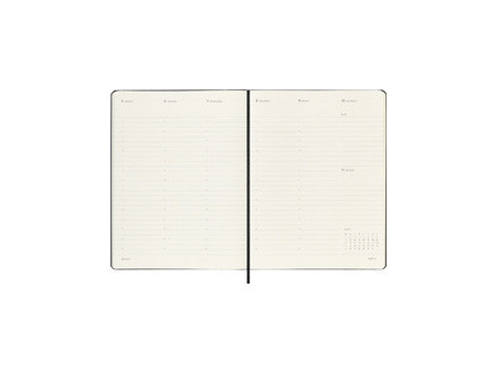 MOLESKINE Agenda Pro 2026, XL, couverture rigide, noir