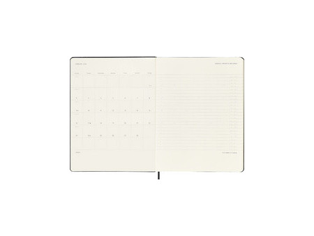 MOLESKINE Agenda Pro 2026, XL, couverture rigide, noir