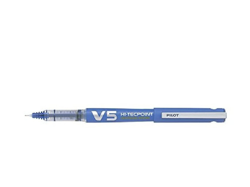 PILOT Stylo roller V5 Hi-Tecpoint, rechargeable, bleu