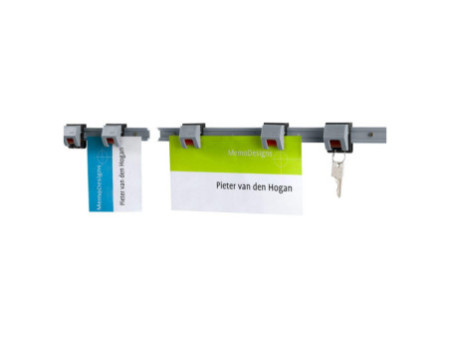 MAUL Rail pour clips à rouleau, longueur: 1.000mm, gris