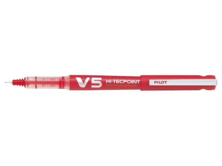 PILOT Stylo roller V5 Hi-Tecpoint, rechargeable, rouge