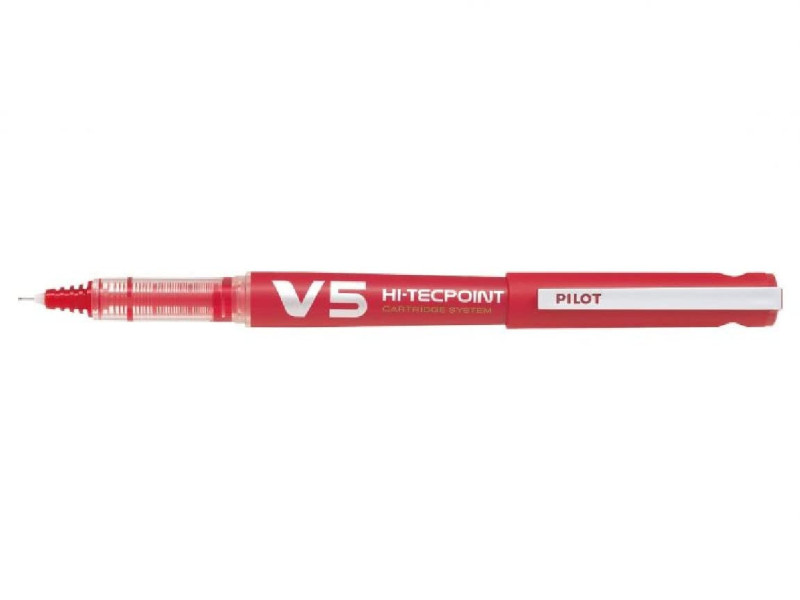 PILOT Stylo roller V5 Hi-Tecpoint, rechargeable, rouge