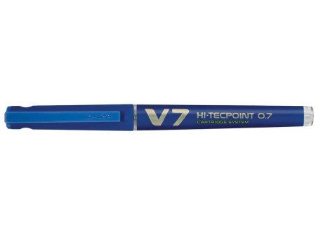PILOT Stylo roller V7 Hi-Tecpoint, rechargeable, bleu