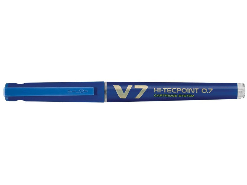 PILOT Stylo roller V7 Hi-Tecpoint, rechargeable, bleu
