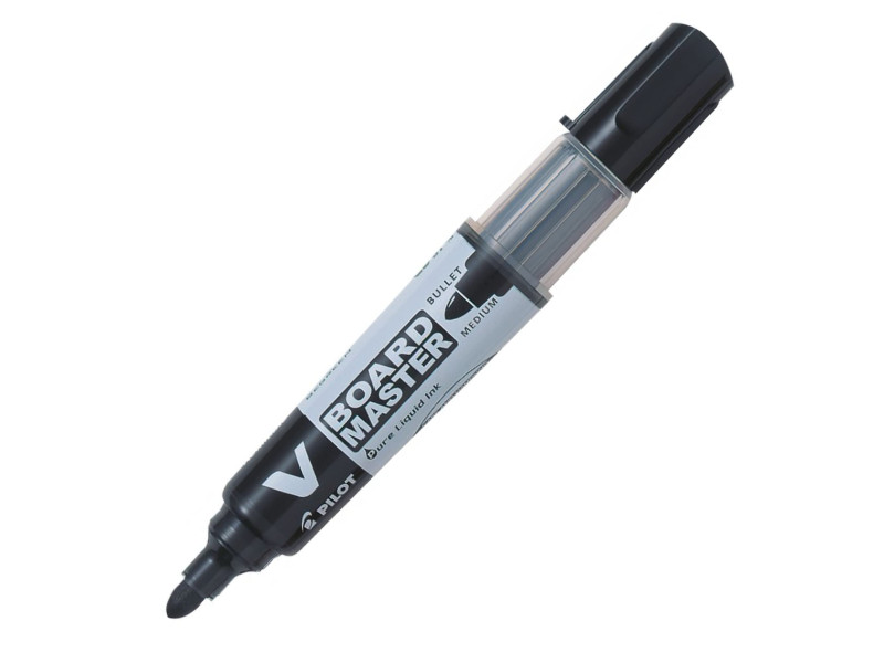 PILOT Marqueur V BOARD MASTER, pointe ogive, fin, noir