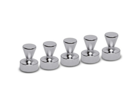 MAUL Aimant néodyme, quille, diamètre: 12 mm, nickel
