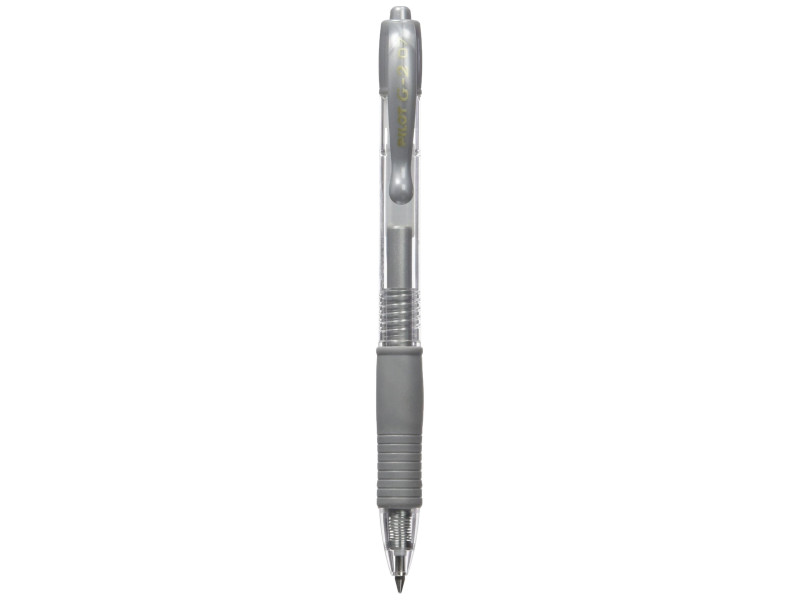 PILOT Stylo bille à encre gel G2 07 Metallic, argent