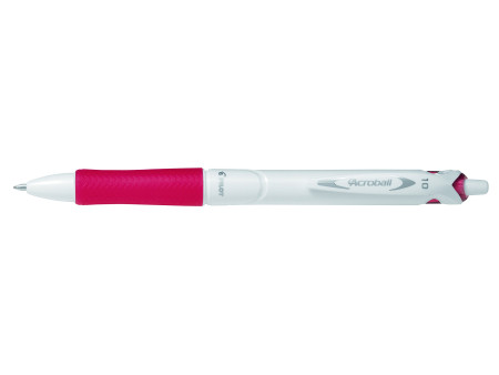 PILOT Stylo à bille rétractable ACROBALL PURE WHITE, rouge