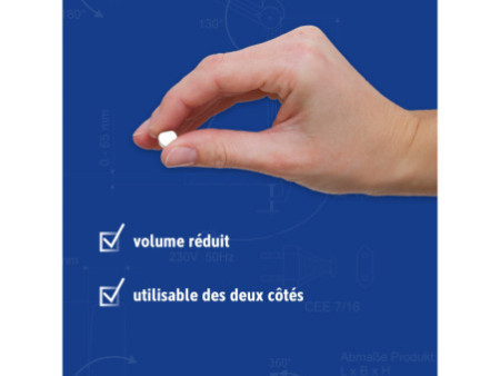 MAUL Aimant néodyme, diamètre: 10 x (H)3 mm, nickel