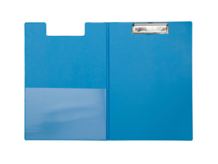 MAUL Porte-bloc à pince, plastifié, A4, bleu clair