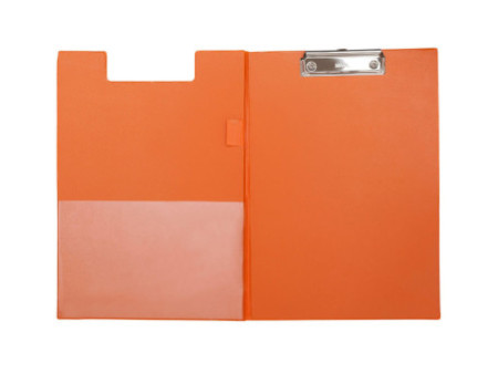MAUL Porte-bloc à pince, plastifié, A4, orange