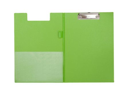 MAUL Porte-bloc à pince, plastifié, A4, vert clair