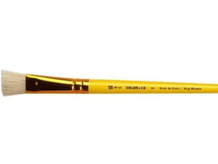 LEFRANC BOURGEOIS Pinceau brosse en soie de porc, plat, N.16