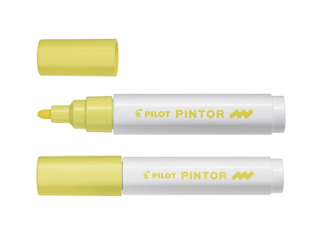 PILOT Marqueur à pigment PINTOR, medium, jaune pastel