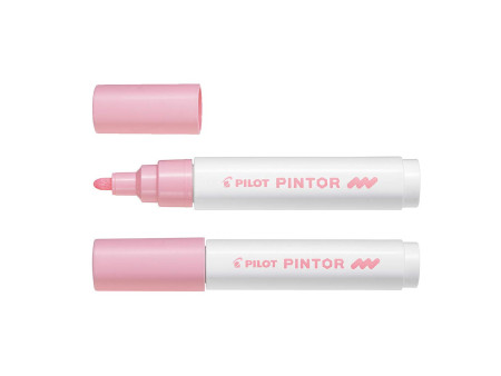 PILOT Marqueur à pigment PINTOR, medium, rose pastel