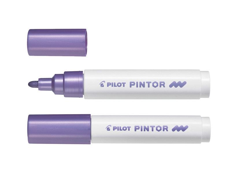 PILOT Marqueur à pigment PINTOR, medium, violet métallique