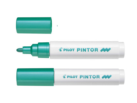 PILOT Marqueur à pigment PINTOR, medium, vert métal