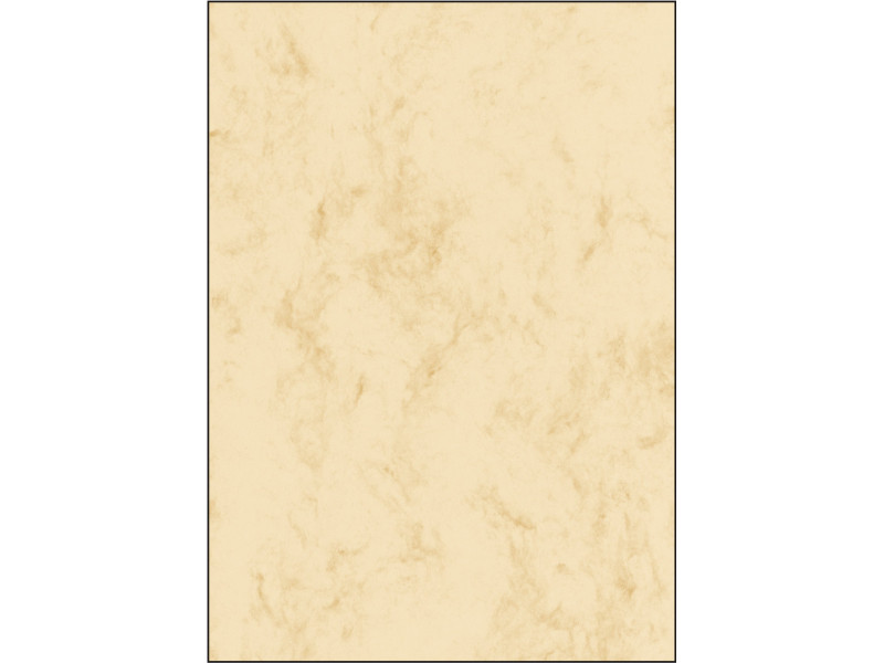 sigel papier marbré, A4, 200 g, carton prestige, beige