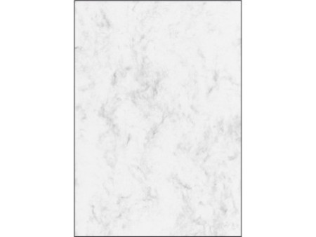 sigel papier marbré, A4, papier fin, 90 g, gris