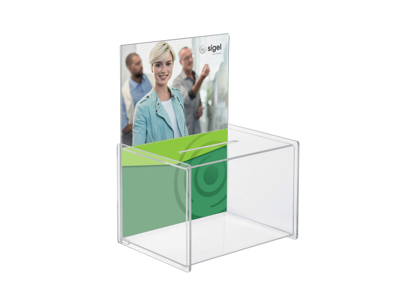 sigel Urne pour actions promotionnelles, en acrylique
