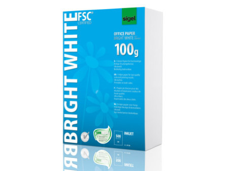 sigel papier jet d'encre 'Bright White', format A4, 100 g/m2
