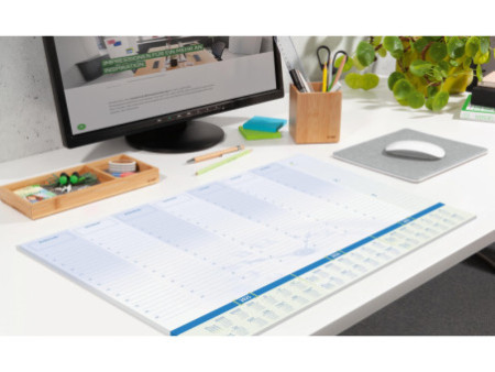 sigel Sous-main bloc papier 'Time', 595 x 410 mm