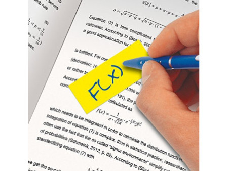 sigel Marque-page repositionnable Fluo, 50 x 20 mm