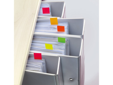 sigel Marque-page repositionnable Fluo, 50 x 20 mm