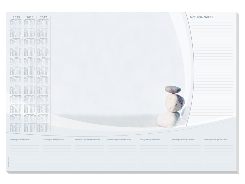 sigel Sous-main bloc papier 'Harmony', 590 x 410 mm