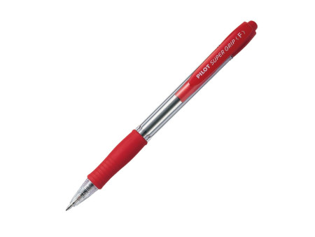 PILOT Stylo à bille rétractable SUPER GRIP F, rouge