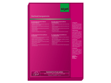 sigel Film pour imprimante laser / photocopieur noir/blanc