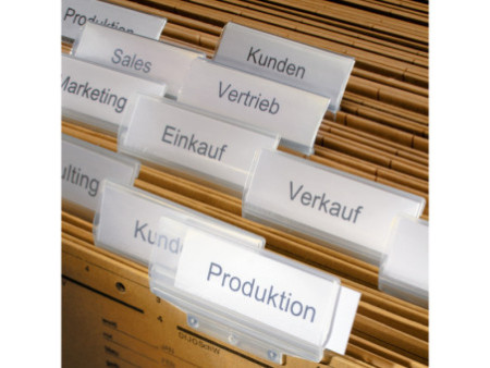 sigel Etiquettes PC pour dossiers suspendus, 60 x 21 mm
