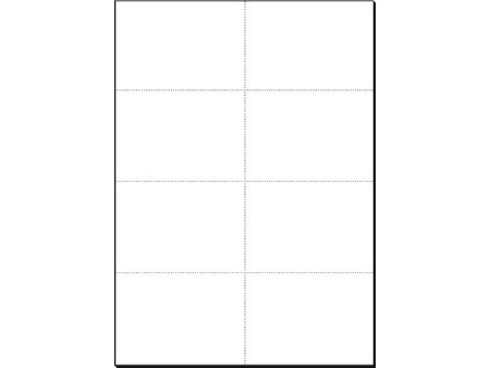 sigel Fiches bristol, A7 (A4), 185 g/m2, microperforation
