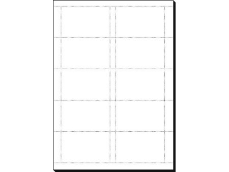 sigel carte de visite, 85 x 55 mm, 185 g/m2, extra blanc