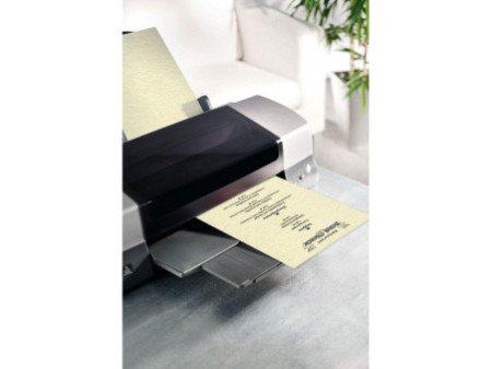 sigel Papier structuré, A4, 200 g/m2, Perga champagne