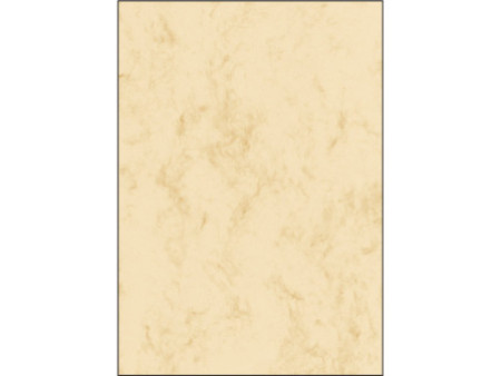 sigel papier marbré, A4, 200 g/m2, carton prestige, beige